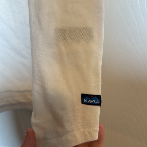 Kavu women’s white graphic tank top size XL - Picture 5 of 8